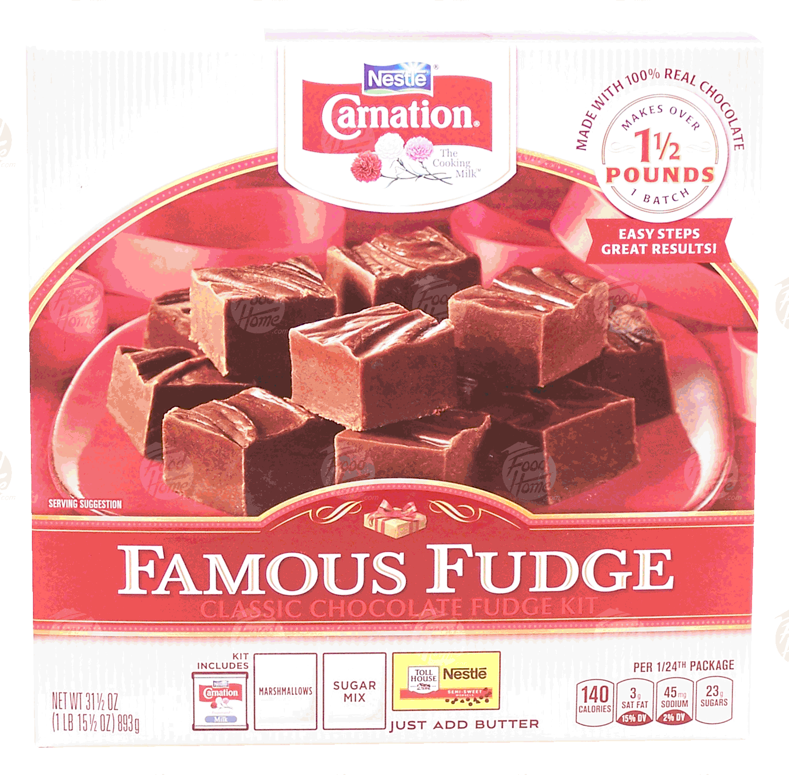 Nestle Carnation Famous Fudge chocolate fudge kit Full-Size Picture